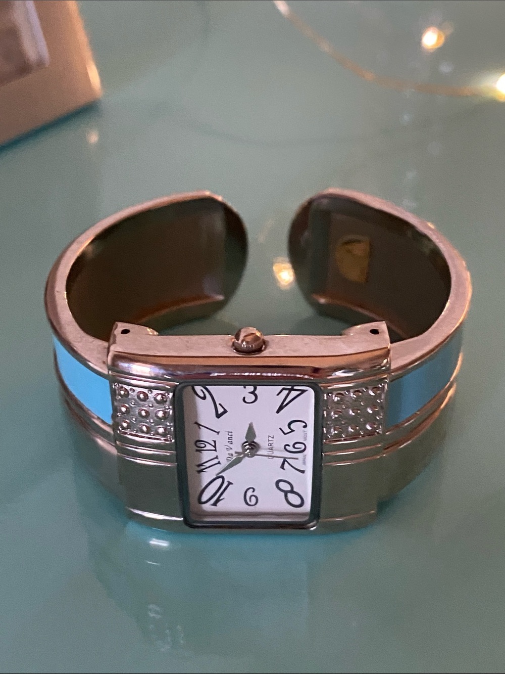 NWOT Da Vanci  Spring Cuff Watch - Quartz